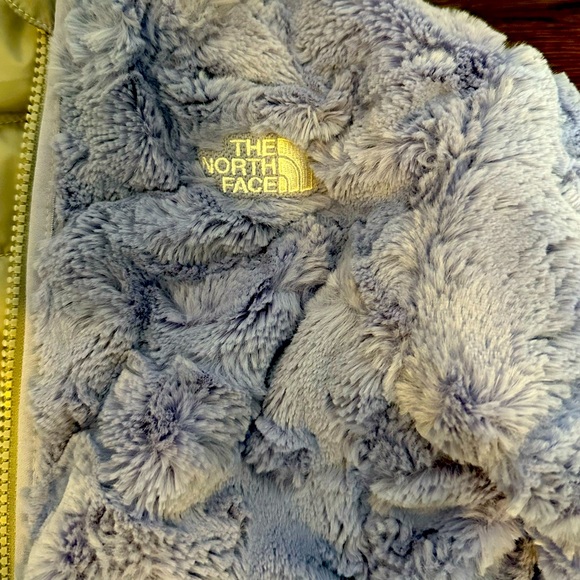 The North Face Toddler Mossbud Swirl Reversible water repellant hooded Jacket - Picture 7 of 7